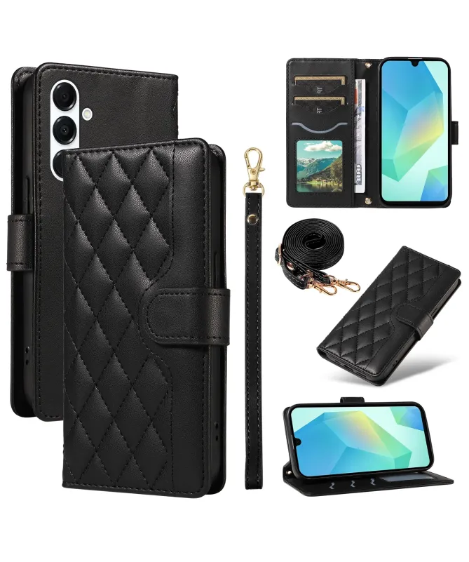 Housse Samsung Galaxy S25 FE Portefeuille avec Bandoulière