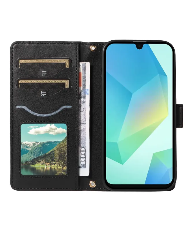 Housse Samsung Galaxy S25 FE Portefeuille avec Bandoulière
