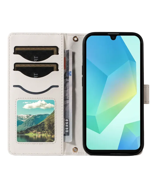 Housse Samsung Galaxy S25 FE Portefeuille avec Bandoulière