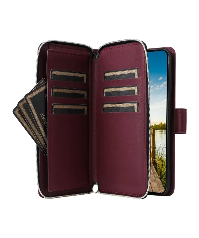 Housse Portefeuille Zippée Samsung Galaxy S25 FE