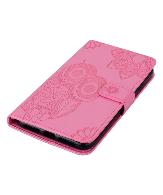 Housse Samsung Galaxy S25 FE Hibou en relief