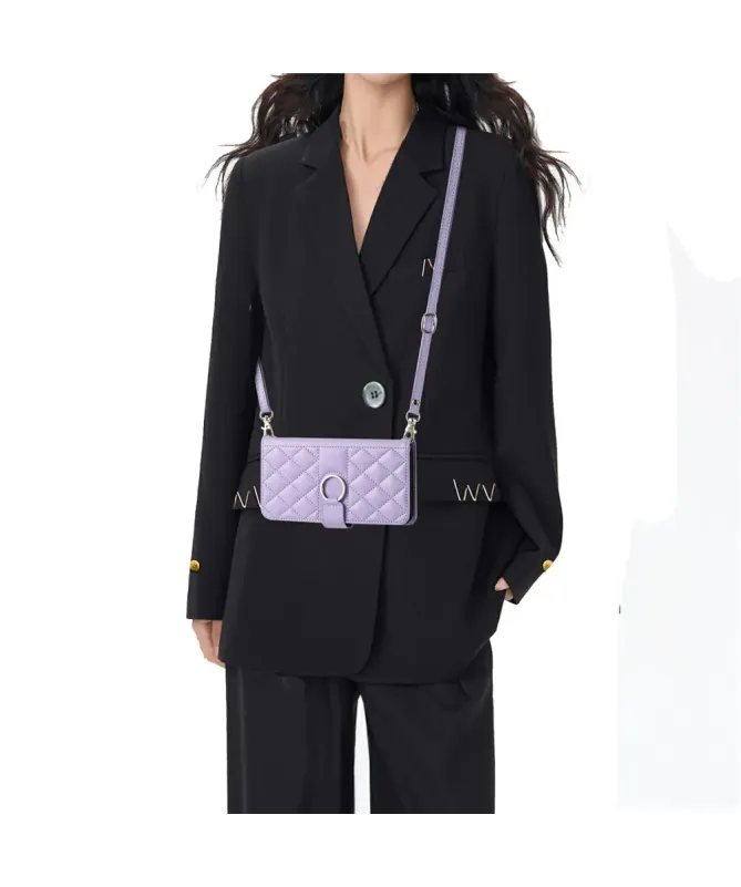 Housse Samsung Galaxy S25 FE Matelassée Bandoulière