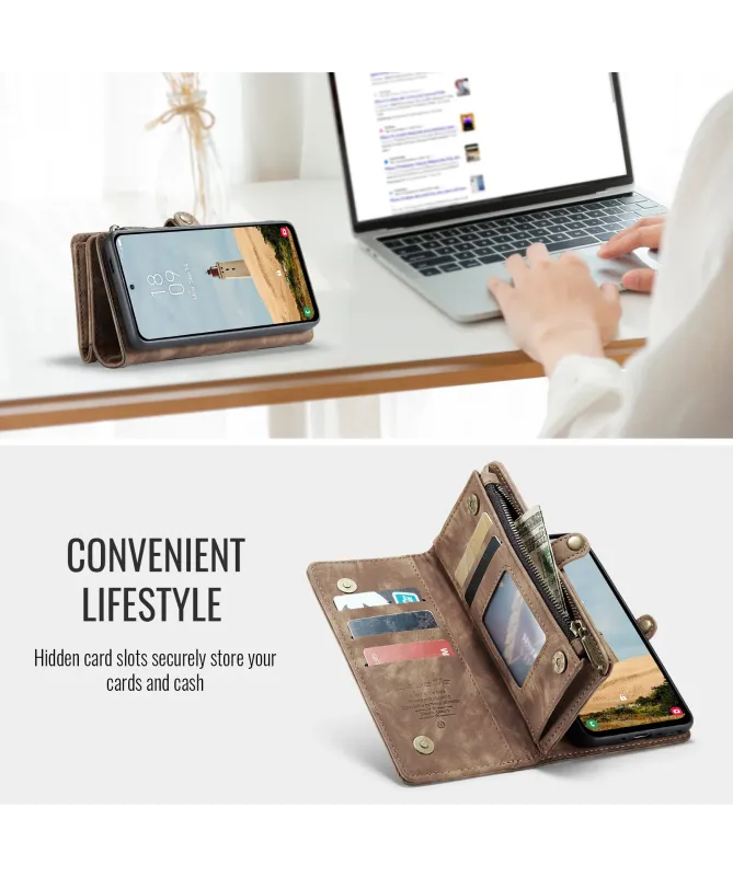 Housse et Coque magnétique 2 en 1 pour Samsung Galaxy S25 FE