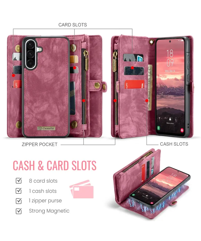 Housse et Coque magnétique 2 en 1 pour Samsung Galaxy S25 FE