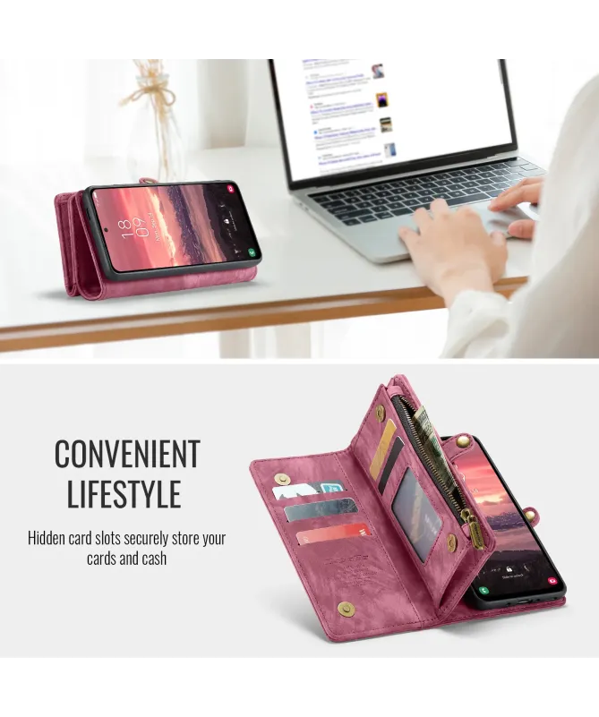 Housse et Coque magnétique 2 en 1 pour Samsung Galaxy S25 FE