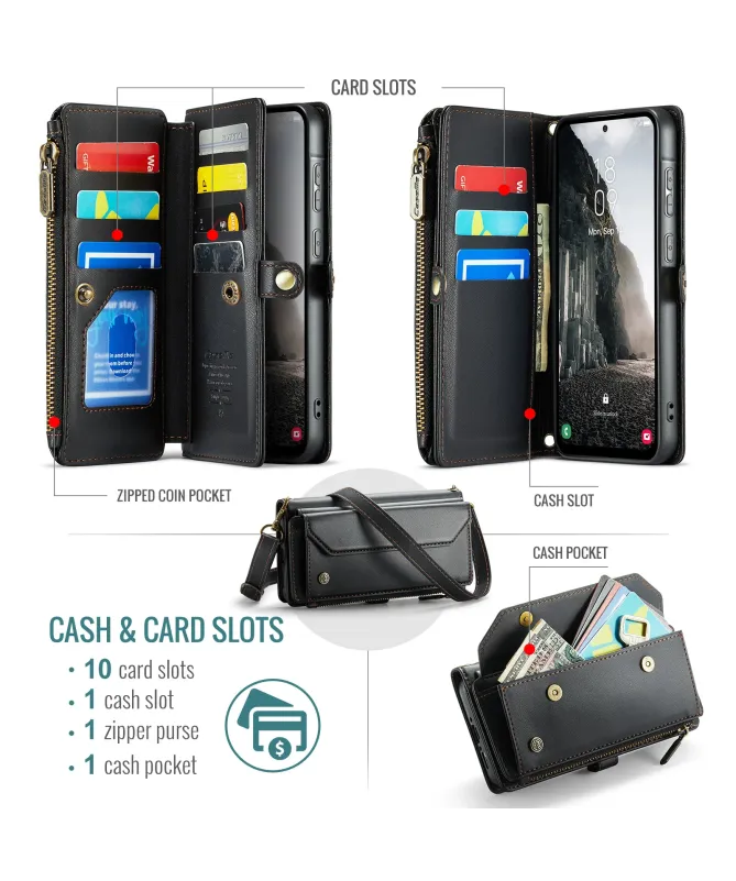 Housse Samsung Galaxy S25 FE Multi-compartiments C36