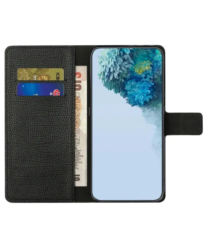 Housse Samsung Galaxy S25 FE effet cuir grainé