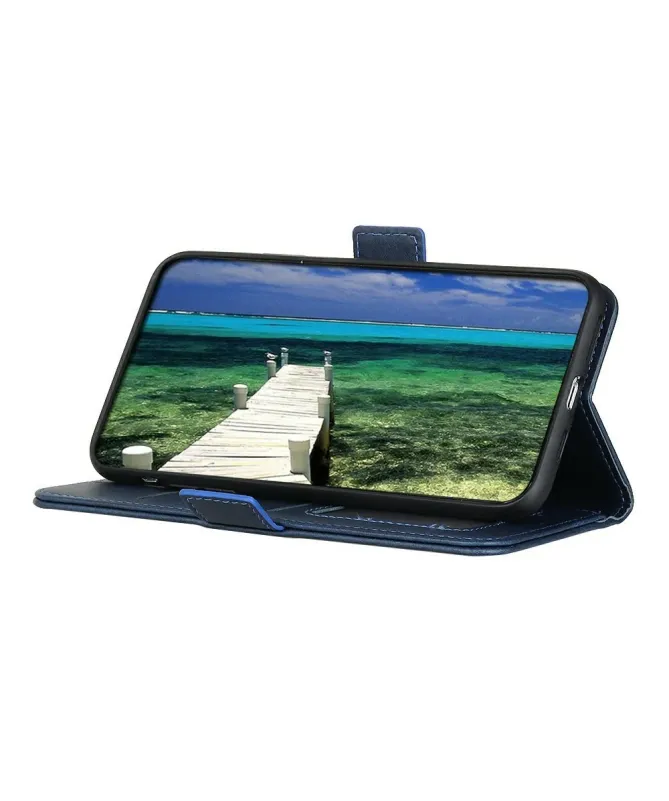 Étui Samsung Galaxy S25 FE portefeuille revêtement simili cuir mat