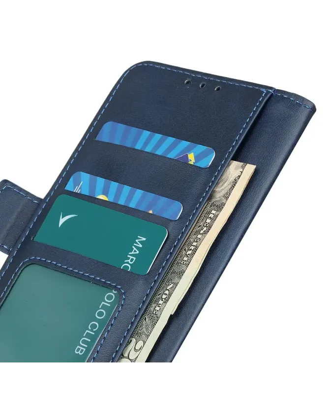 Étui Samsung Galaxy S25 FE portefeuille revêtement simili cuir mat