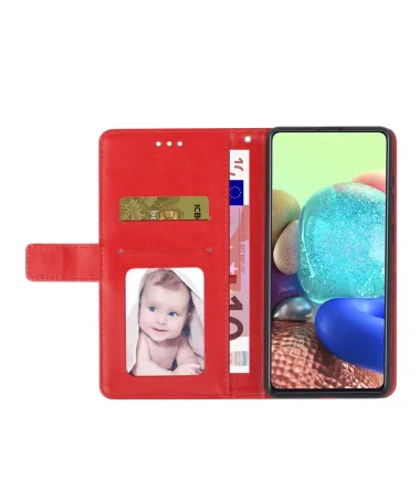 Housse Samsung Galaxy S25 FE effet cuir Y Lines à lanière