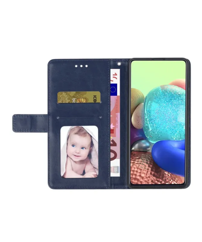 Housse Samsung Galaxy S25 FE effet cuir Y Lines à lanière