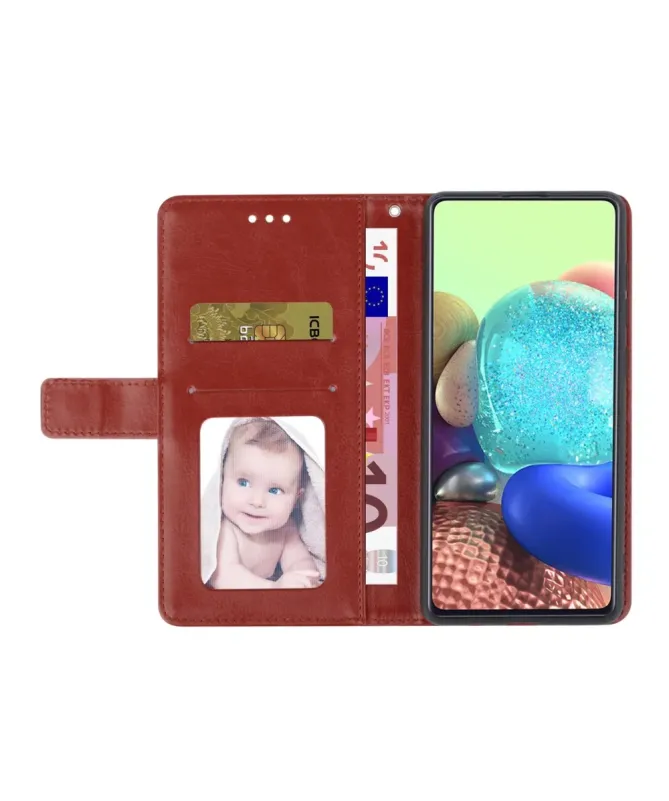 Housse Samsung Galaxy S25 FE effet cuir Y Lines à lanière