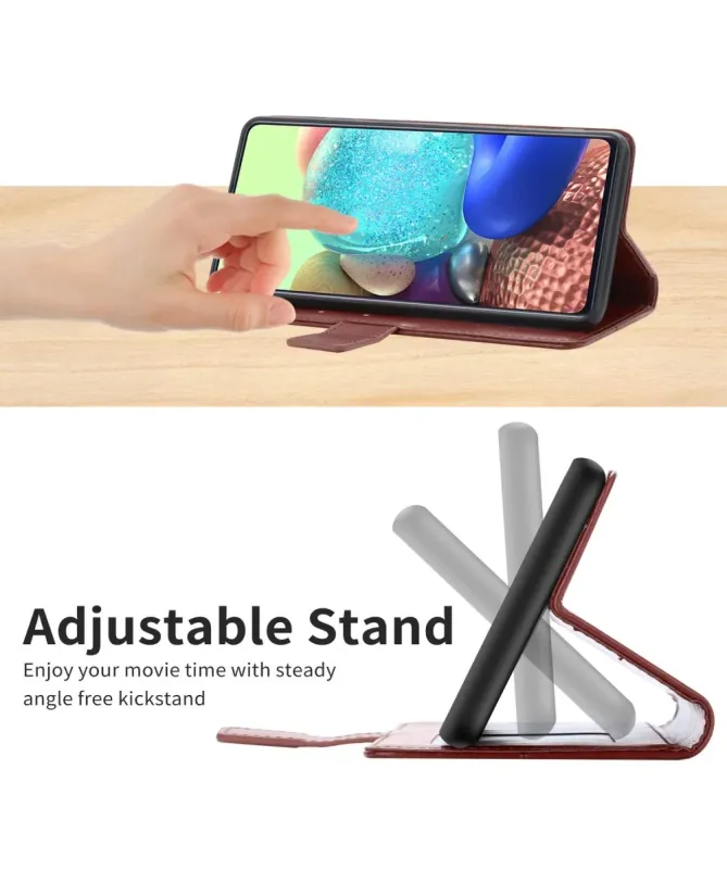Housse Samsung Galaxy S25 FE effet cuir Y Lines à lanière