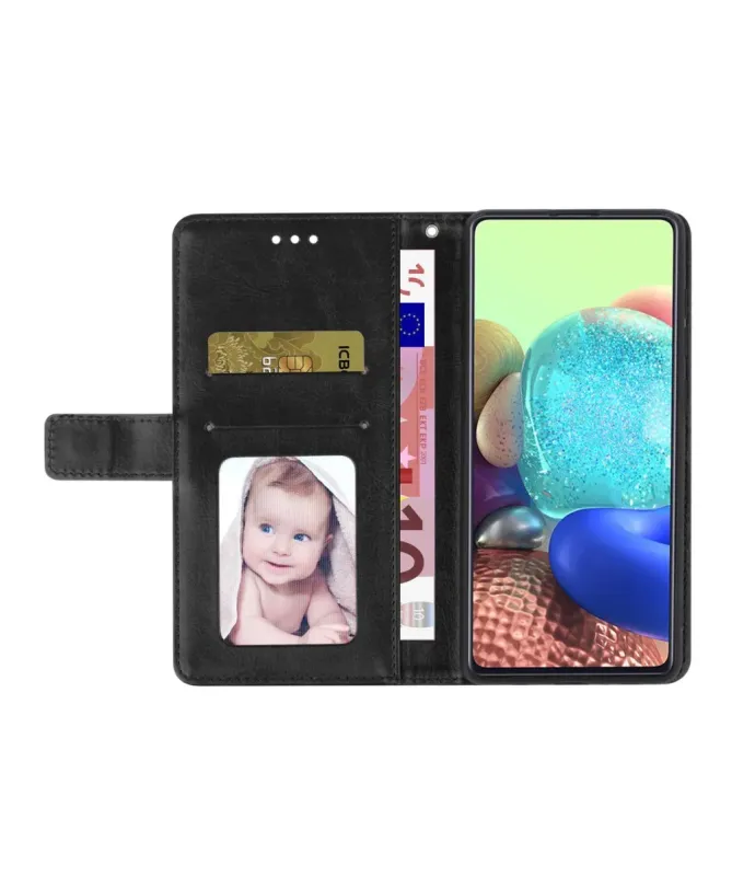 Housse Samsung Galaxy S25 FE effet cuir Y Lines à lanière