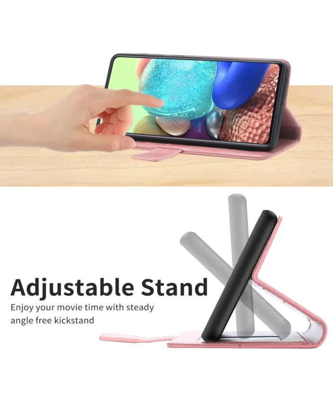 Housse Samsung Galaxy S25 FE effet cuir Y Lines à lanière