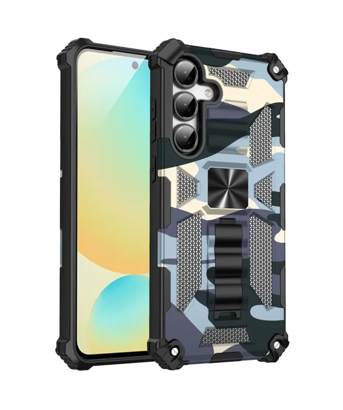 Coque Samsung Galaxy S25 FE Camouflage Fonction Support