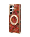 Coque Samsung Galaxy S25 Ultra Bouquet Écarlate avec Anneau-Support Do