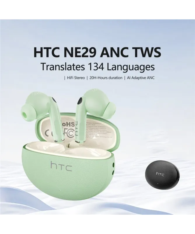 Écouteurs HTC NE29 à Son Adaptatif par IA