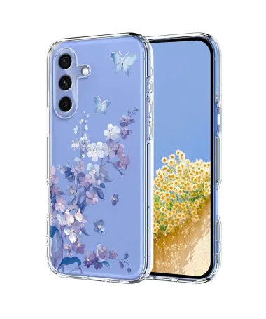 Coque Samsung Galaxy S25 FE Fleurs et Papillons