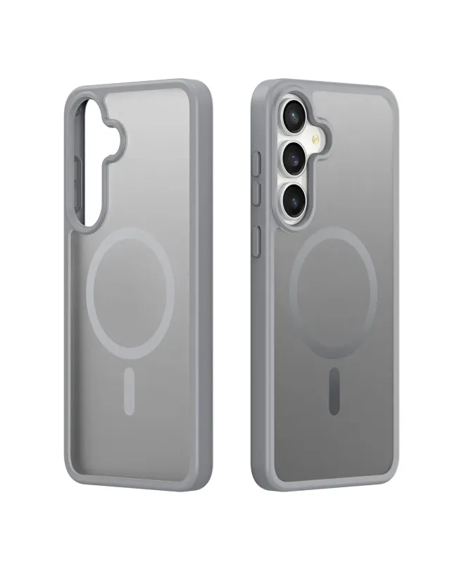 Coque Samsung Galaxy S25 FE à Finition Mate Magnétique | YIND Gris - photo 9