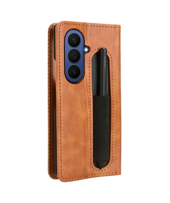 Housse Samsung Galaxy Z Fold 7 Le Cirénius Style Cuir