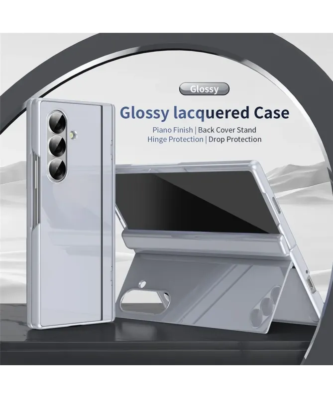 Coque Samsung Galaxy Z Fold 7 Brillante avec Béquille et Protection Ch