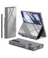 Housse Samsung Galaxy Z Fold 7 Effet Miroir avec Support et Stylet