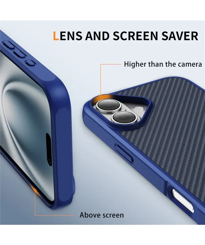 Coque iPhone 17 Texture Carbone | CARBO-GRIP