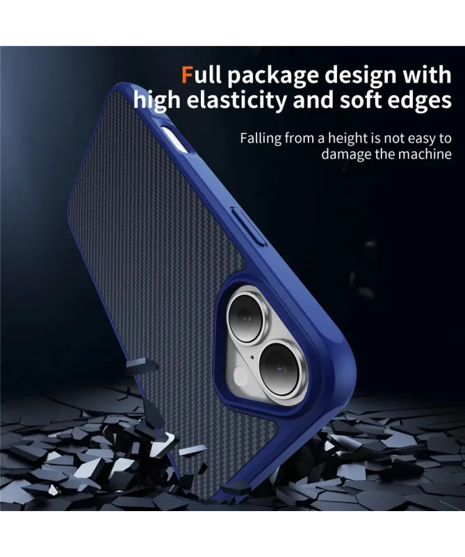 Coque iPhone 17 Texture Carbone | CARBO-GRIP
