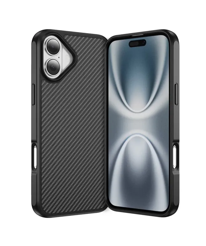 Coque iPhone 17 Texture Carbone | CARBO-GRIP