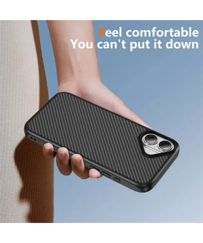 Coque iPhone 17 Texture Carbone | CARBO-GRIP