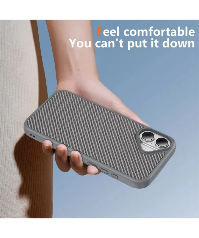 Coque iPhone 17 Texture Carbone | CARBO-GRIP