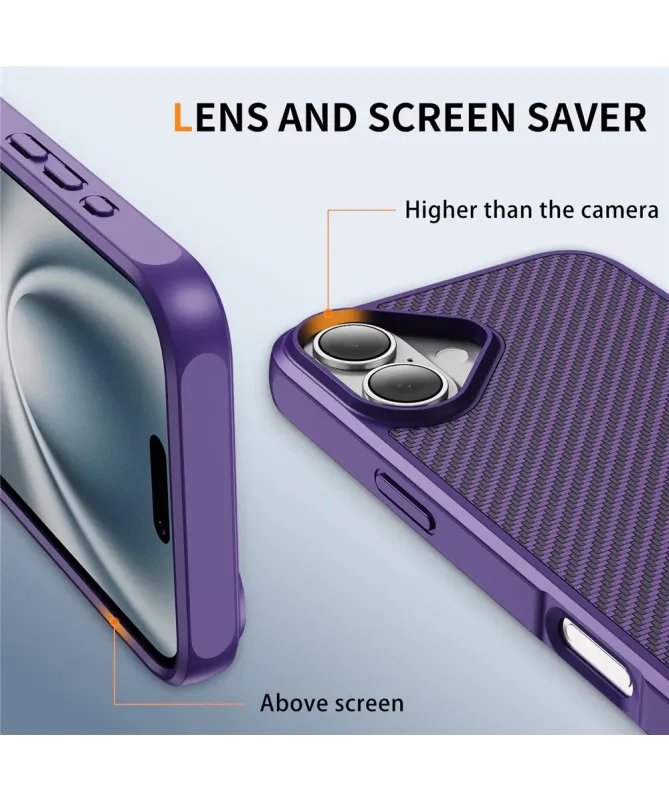 Coque iPhone 17 Texture Carbone | CARBO-GRIP