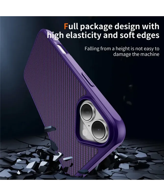 Coque iPhone 17 Texture Carbone | CARBO-GRIP