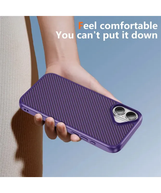 Coque iPhone 17 Texture Carbone | CARBO-GRIP