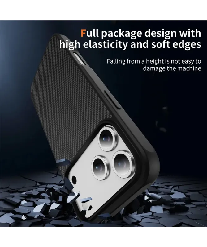 Coque iPhone 17 Pro Max Texture Carbone | CARBO-GRIP