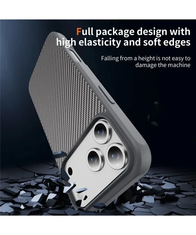 Coque iPhone 17 Pro Max Texture Carbone | CARBO-GRIP