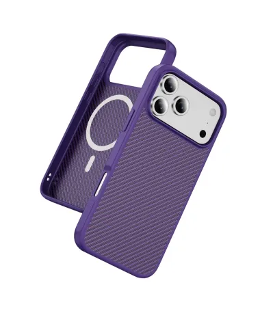 Coque iPhone 17 Pro Max Texture Carbone | CARBO-GRIP Violet - photo 20