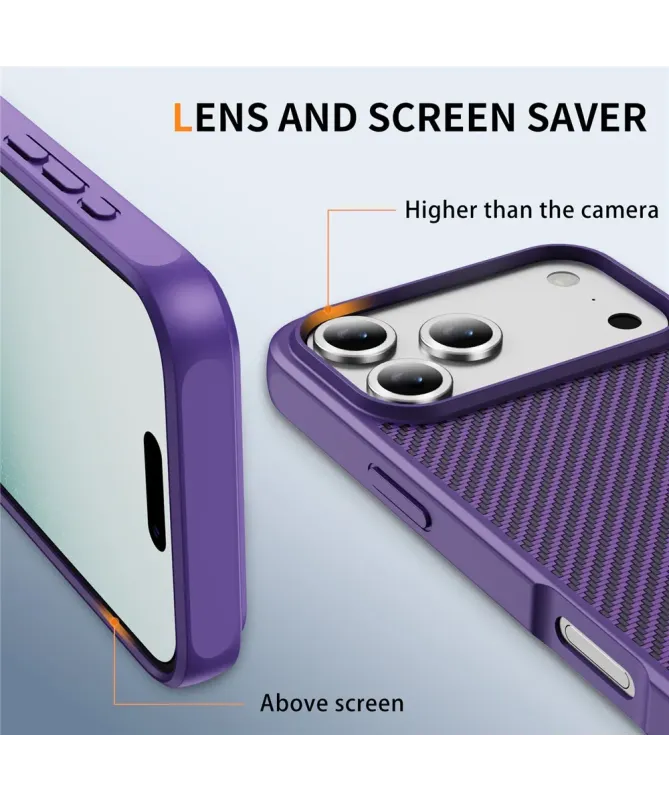 Coque iPhone 17 Pro Max Texture Carbone | CARBO-GRIP