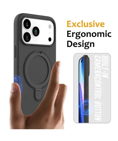 Coque iPhone 17 Pro Max Silicone | COMPAS Gris Foncé - photo 44