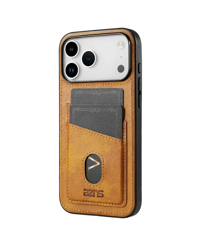 Coque iPhone 17 Pro Max Porte-Carte Effet Cuir