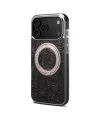 Coque iPhone 17 Pro Max Cuir Véritable MagSafe avec Anneau-Support