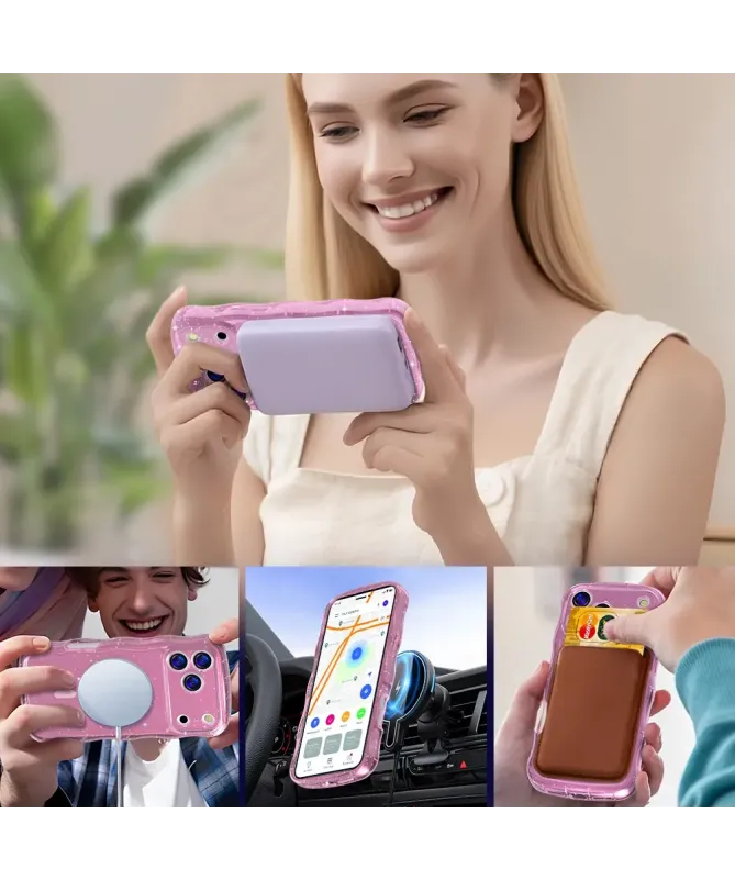 Coque iPhone 17 Pro Max Paillettes MagSafe