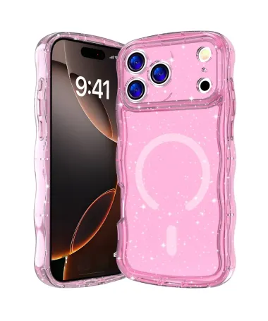 Coque iPhone 17 Pro Max Paillettes MagSafe