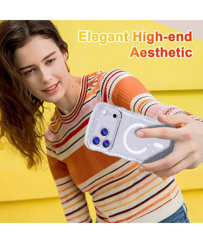 Coque iPhone 17 Pro Max Paillettes MagSafe