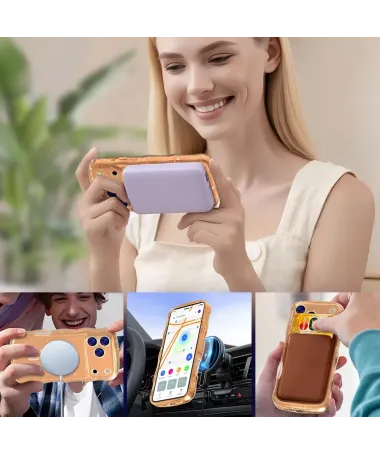 Coque iPhone 17 Pro Max Paillettes | ONDA Orange - photo 22