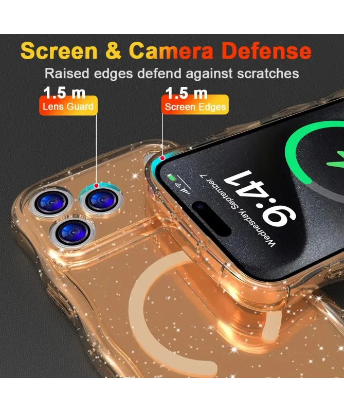 Coque iPhone 17 Pro Max Paillettes MagSafe