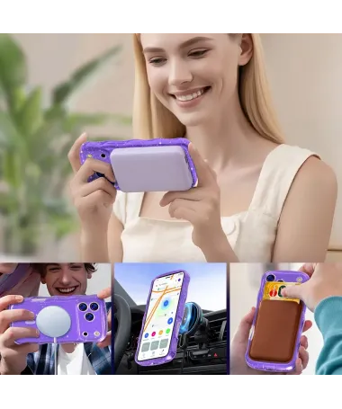 Coque iPhone 17 Pro Max Paillettes | ONDA Violet - photo 27