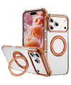 Coque iPhone 17 Pro Max Transparente MagSafe avec Anneau-Support