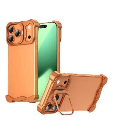 Coque iPhone 17 Pro Max Métallique avec Support Caméra